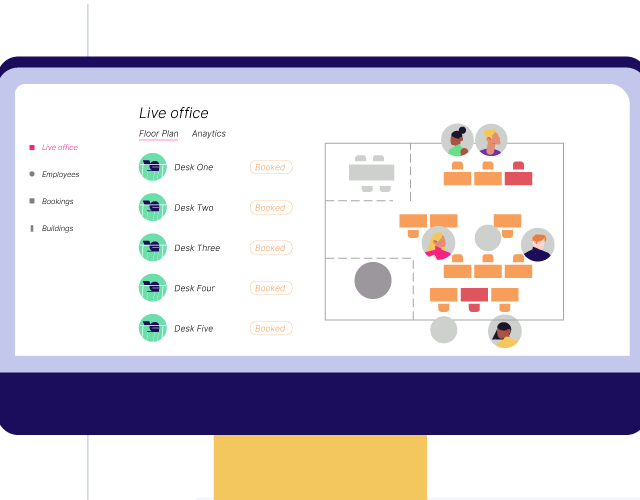 Live office floor plan