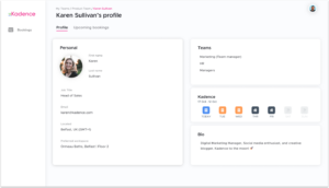 Kadence hybrid software web profiles