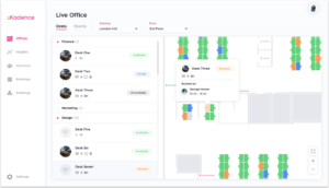 Kadence live view floor map