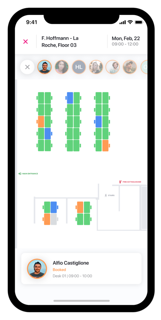 Desk booking software