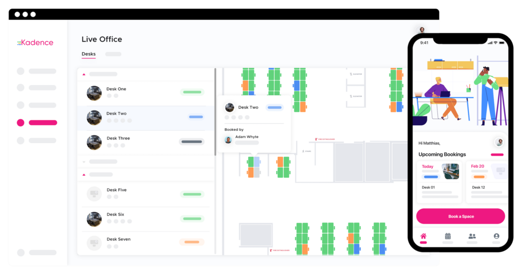 Desk booking software