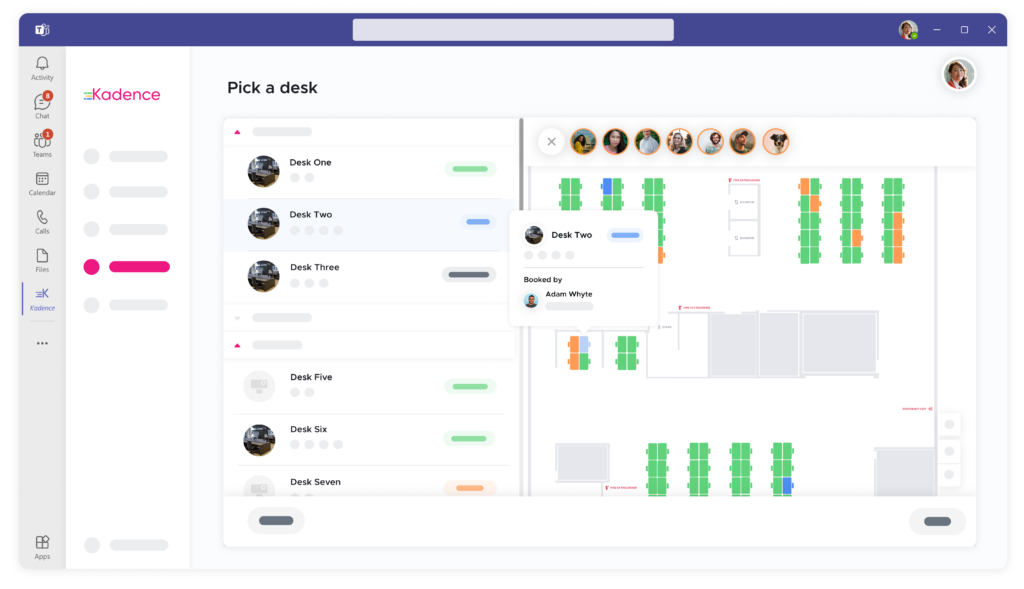 microsoft teams desk booking