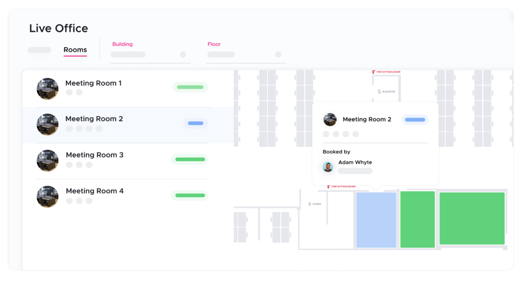 Conference room booking