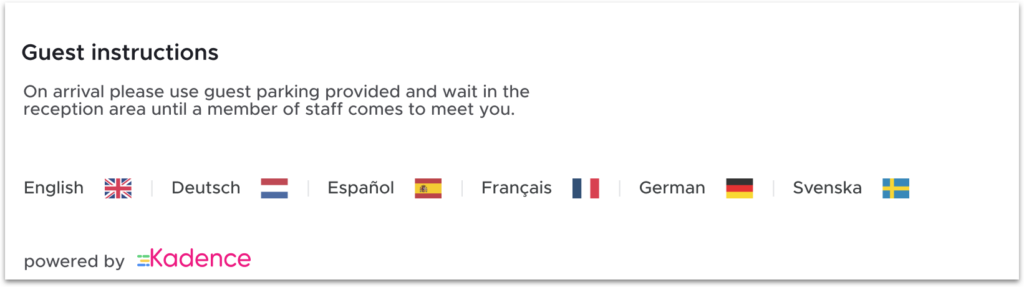 multi-language support